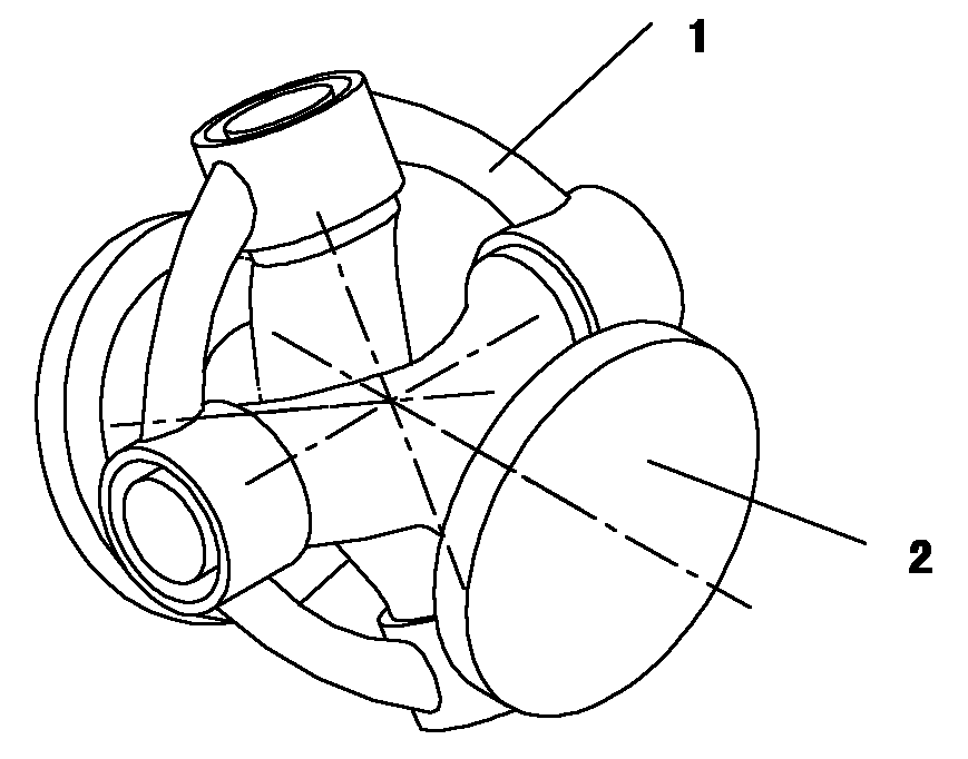 Ring type earhole universal joint as well as connector and jaws thereof