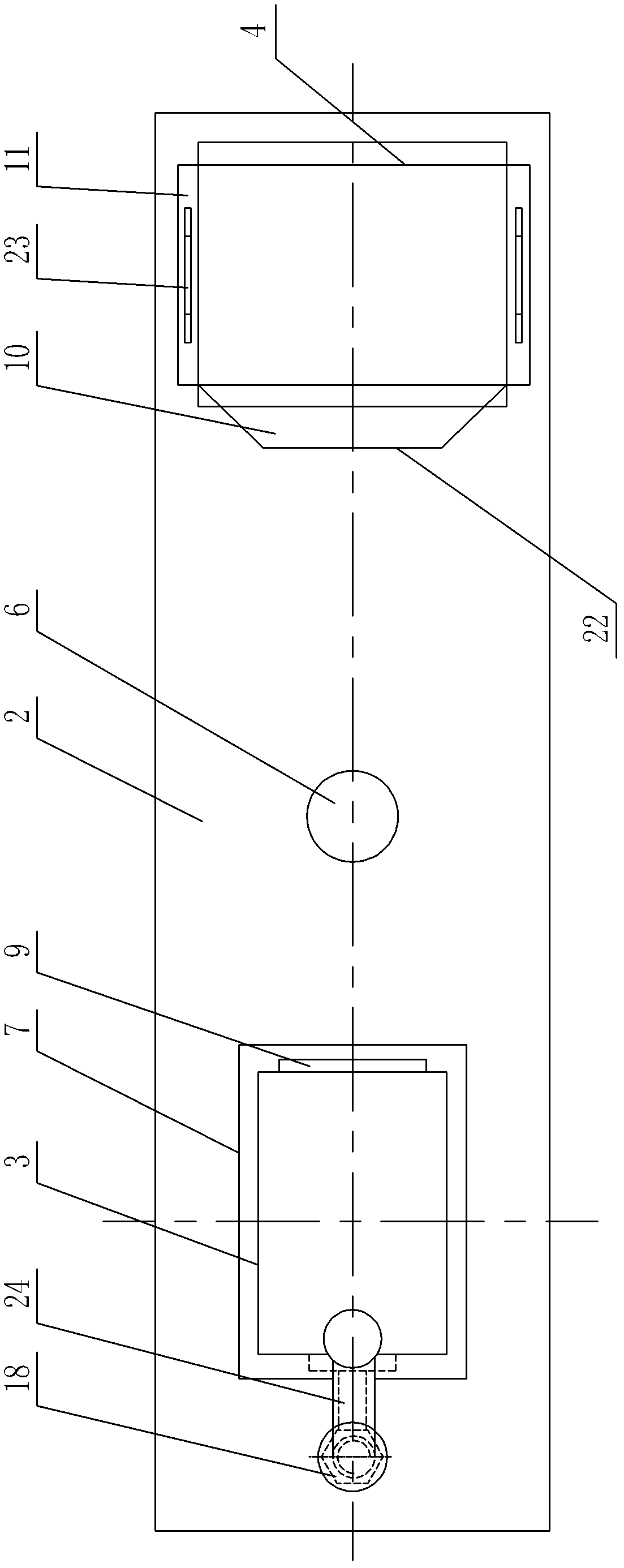 Simulation experiment device for detecting live fishes by using fish detector