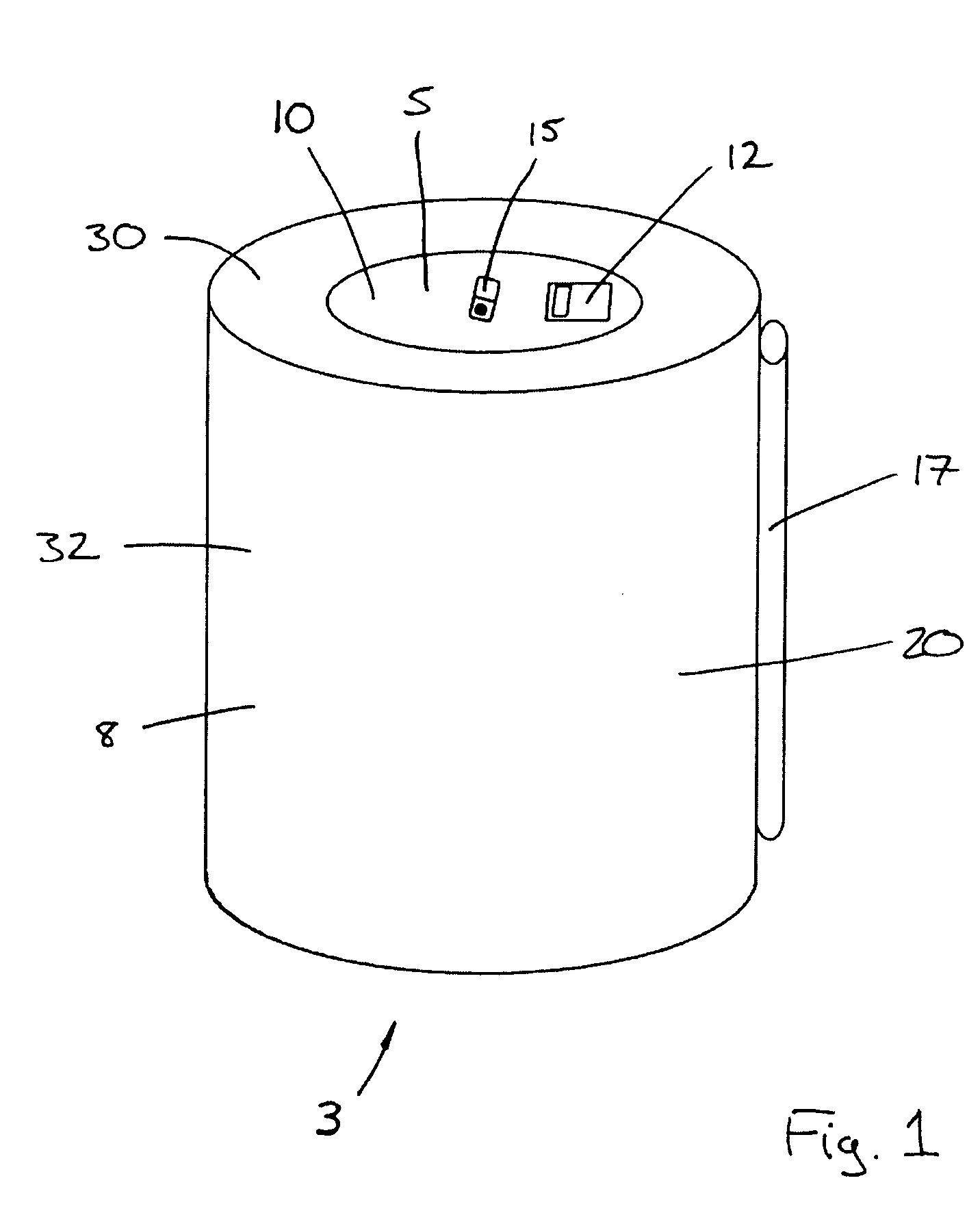 Self-contained temperature-change container assemblies