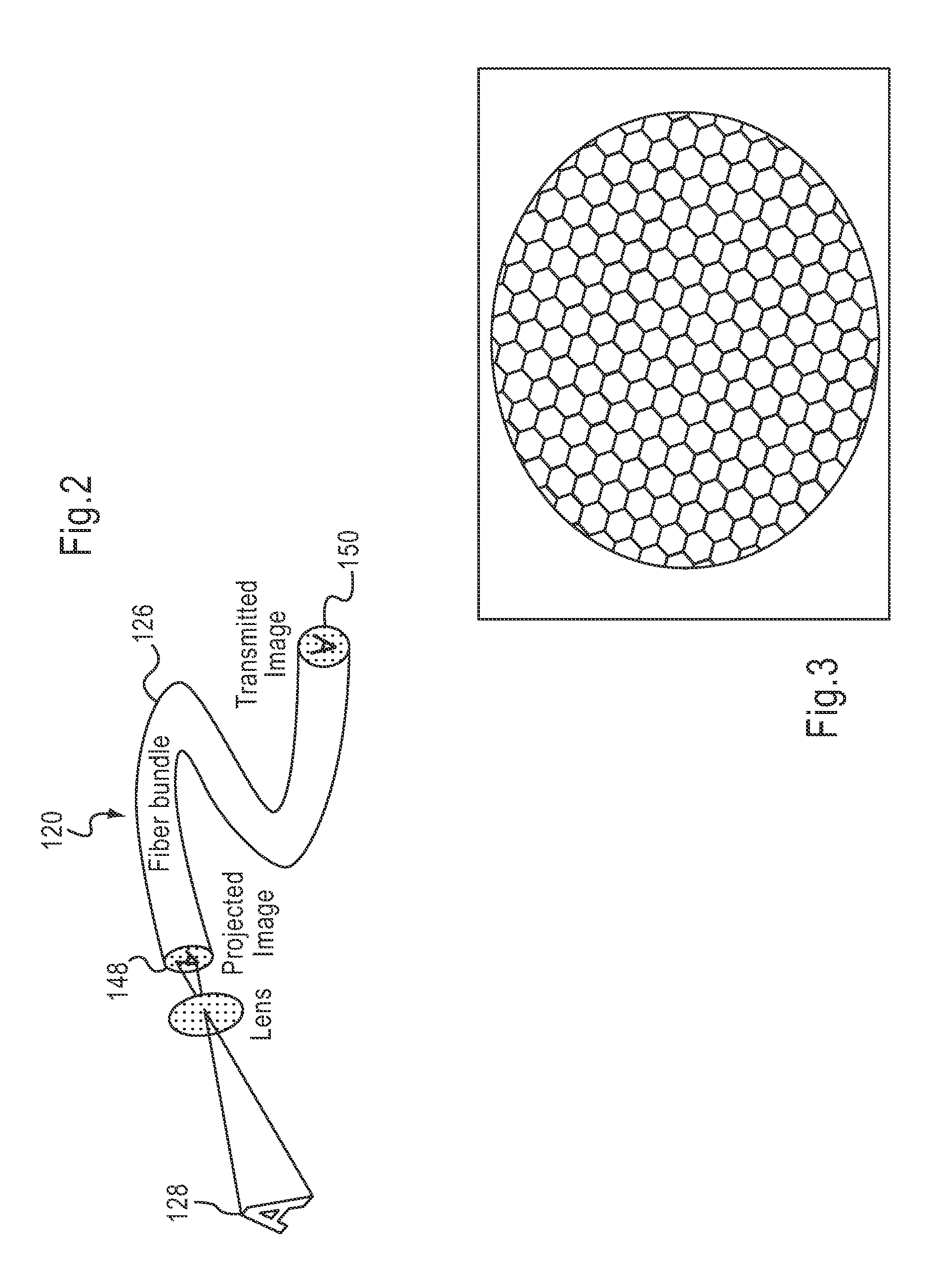 System and methods for the improvement of images generated by fiberoptic imaging bundles