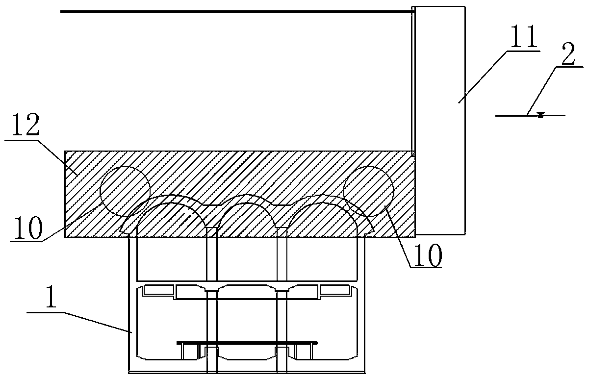 All-dimensional water stop structure for underground station underground excavated in confined water stratum and construction method of all-dimensional water stop structure