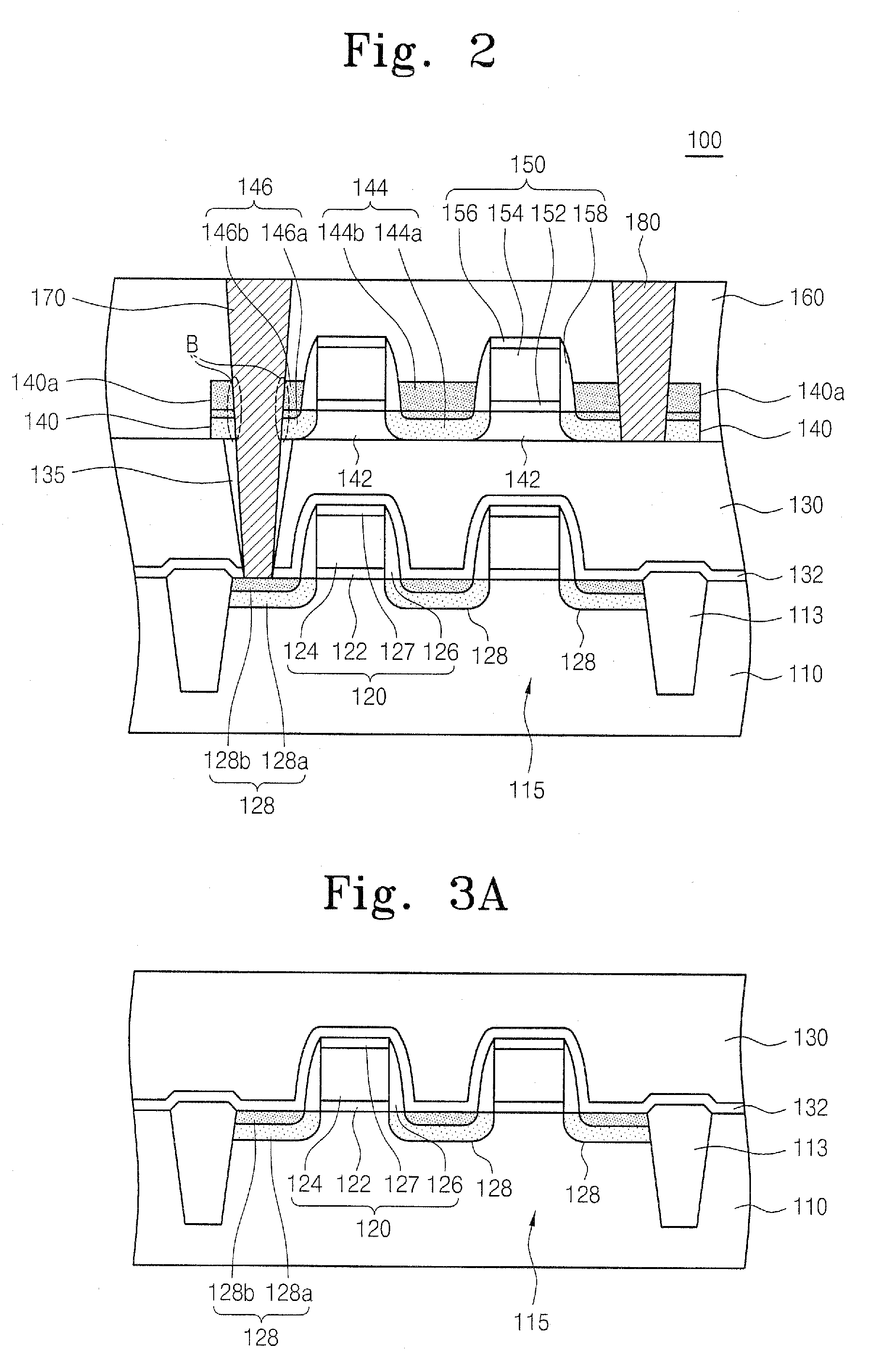 Semiconductor device having stacked transistors and method of forming the same