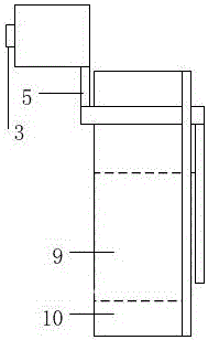 Flow-limiting valve with single door in different direction