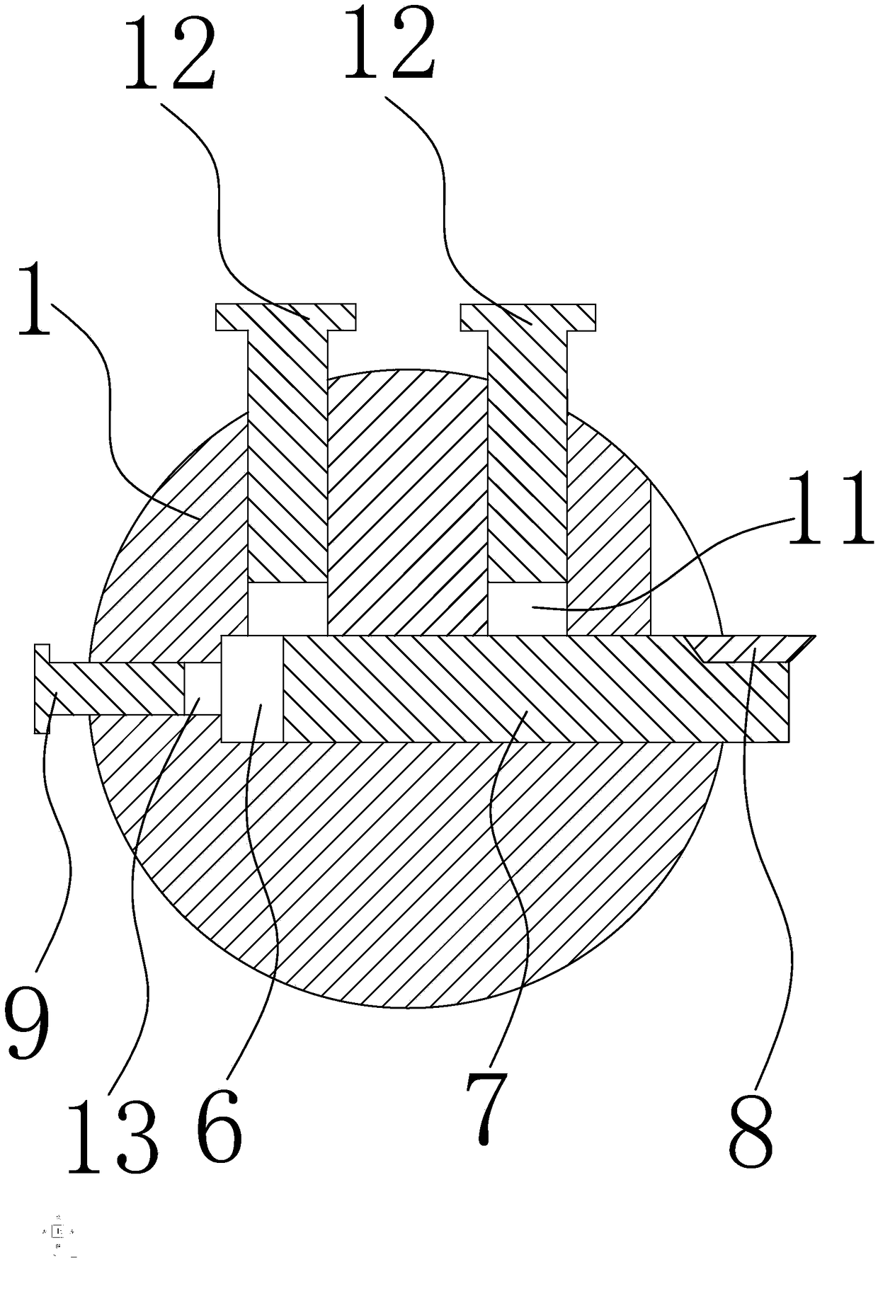 Coaxial hole processing cutter