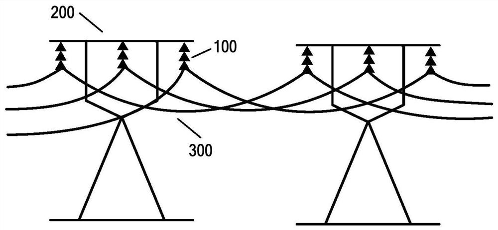 Transmission lines without lightning conductors
