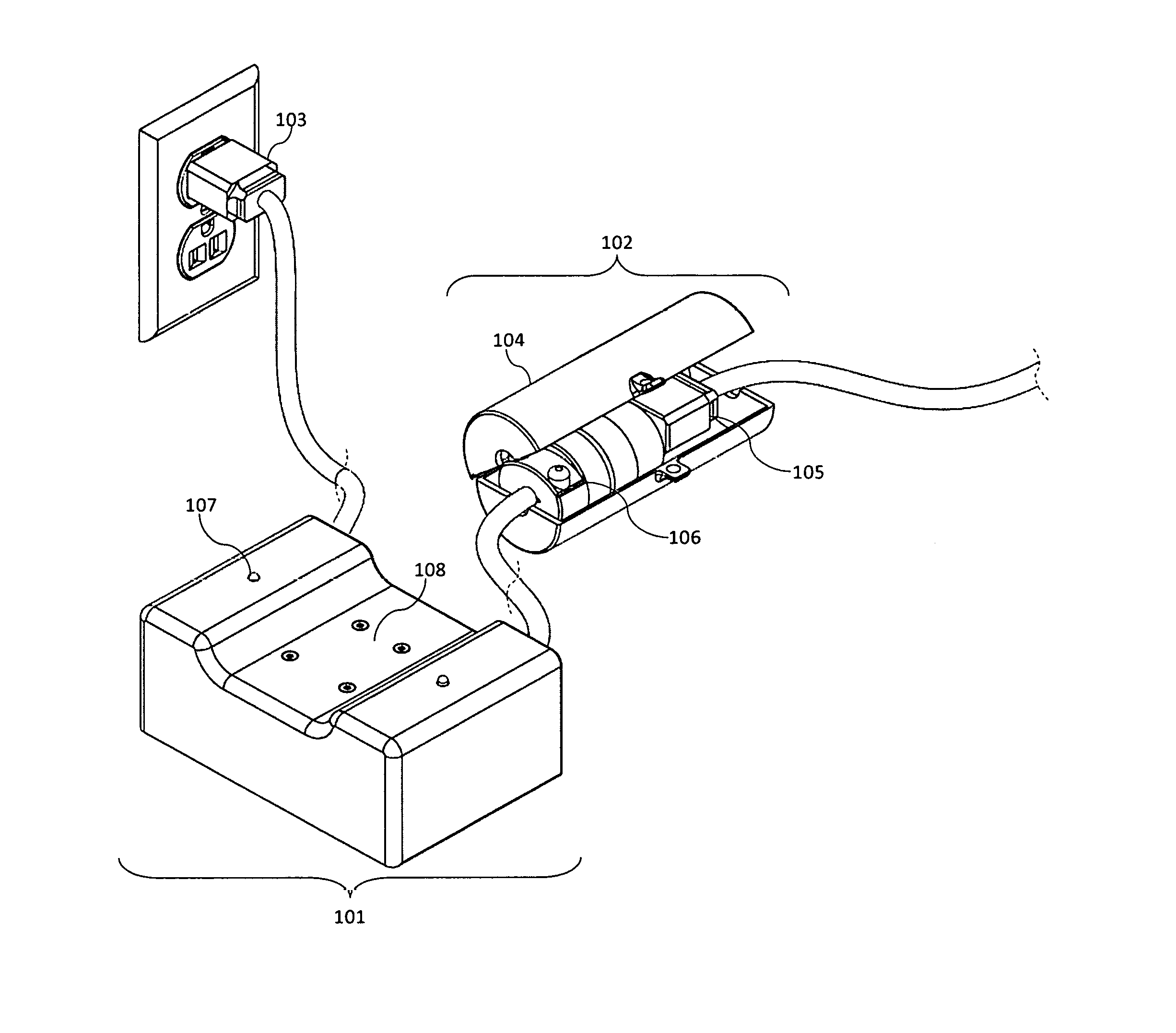 Card operated power plug interruptor/monitor and method of use