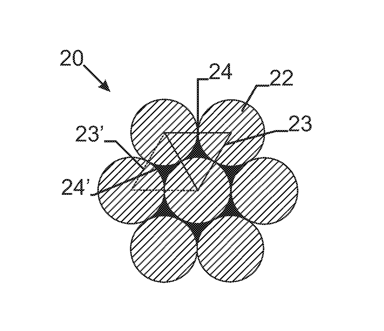 Cord for reinforcement of a cementitious matrix