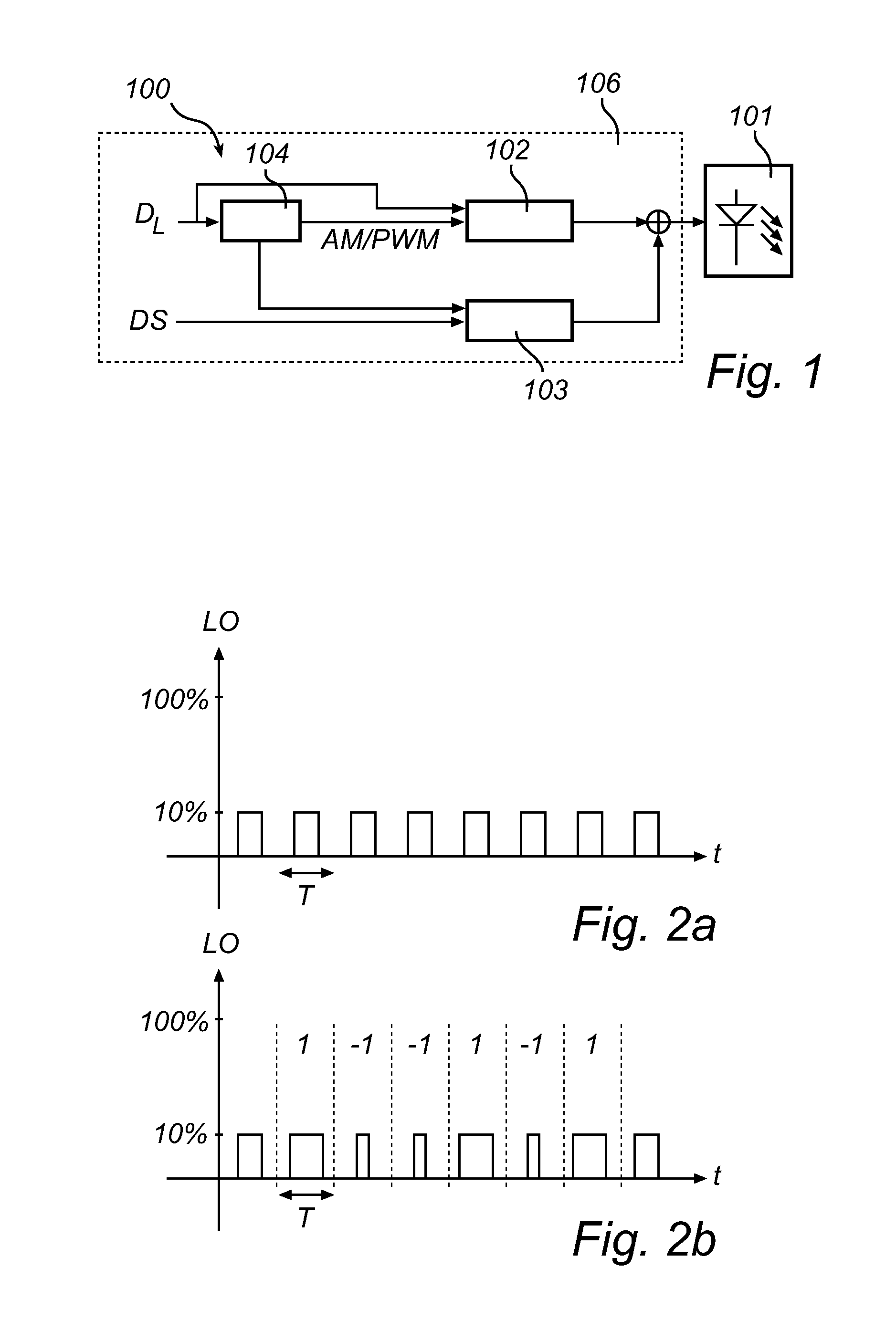 Lighting device and receiver