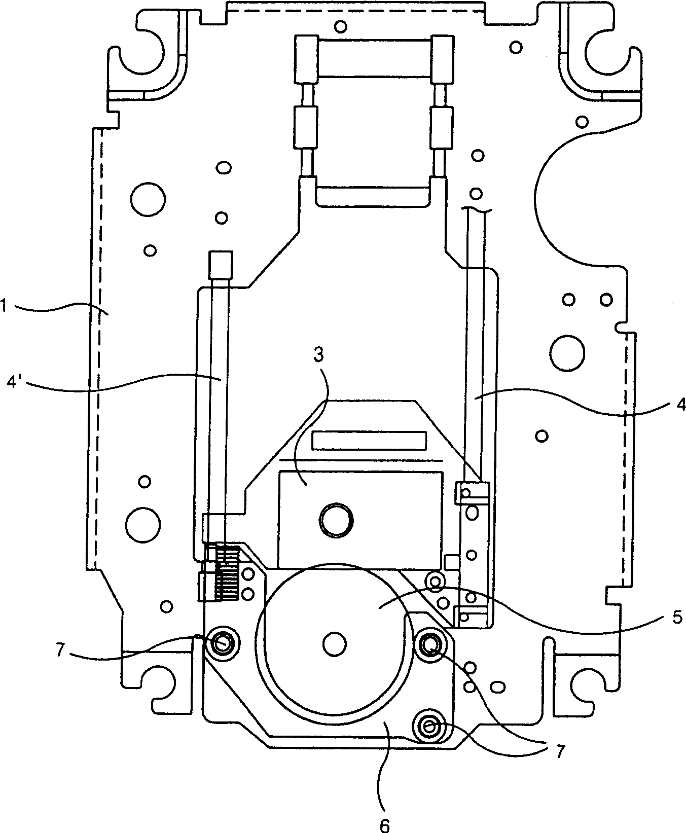 Optical disc driver tilting regulator