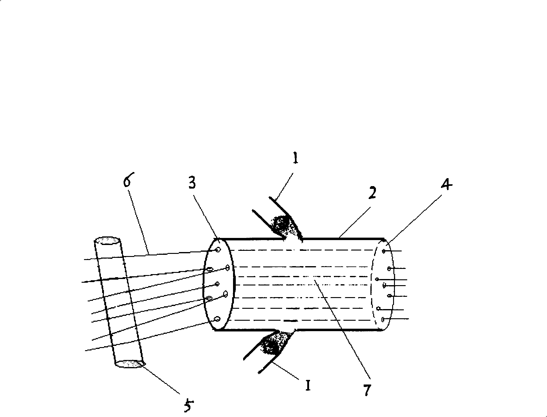 Multiple aluminium wire surface plasma on-line processing method and device