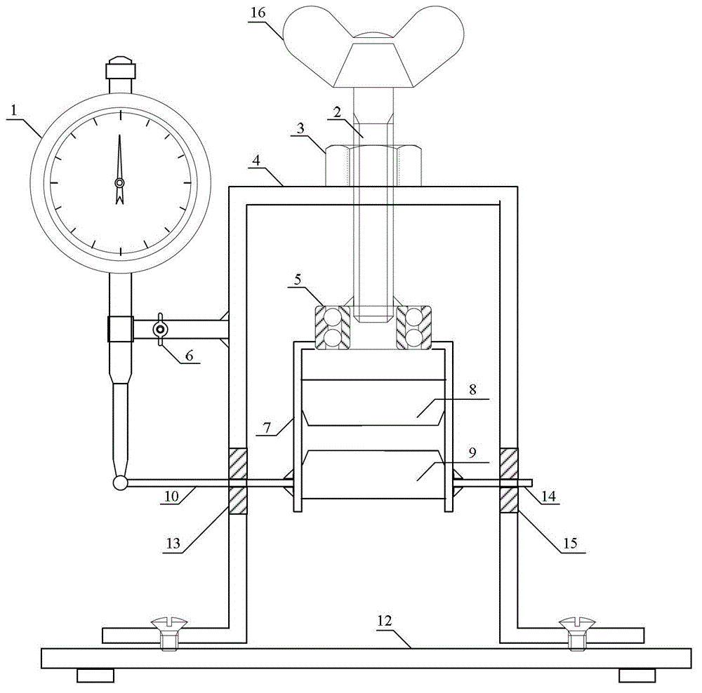 Device for supplying additional in-situ stress to film and measuring method for stress value thereof