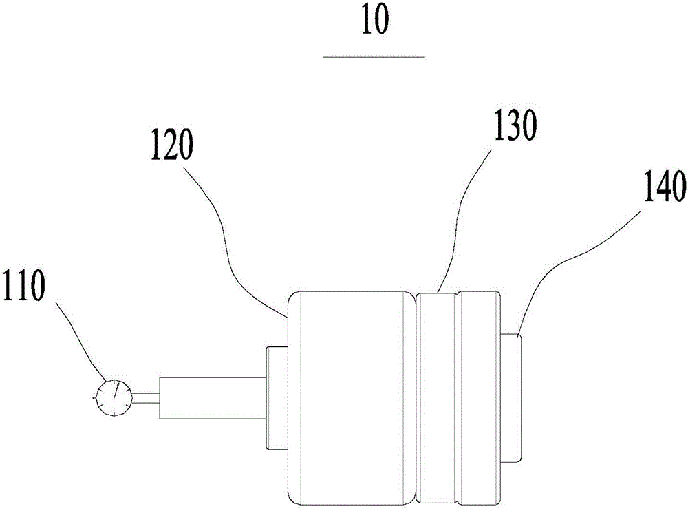 Plugging pressure testing device and plugging pressure testing method applicable to middle and high pressure gas pipes