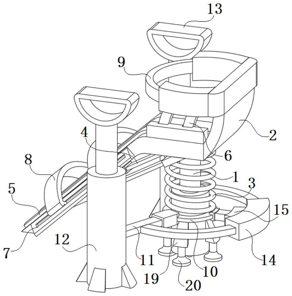 Clinical drainage equipment for emergency intensive care unit