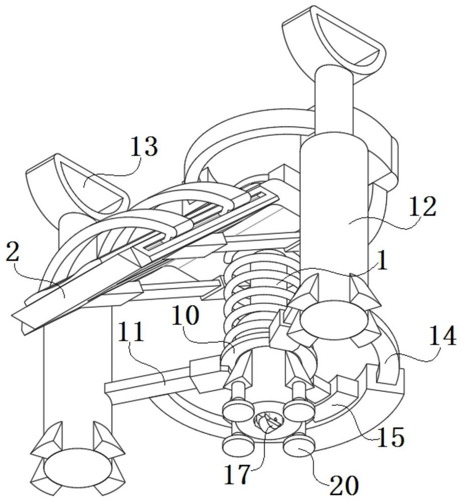 Clinical drainage equipment for emergency intensive care unit