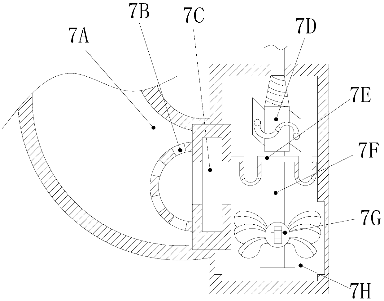 Hydraulic coupler based on crystallization and phosphorus removal with short-cut nitrification and synchronous denitrification