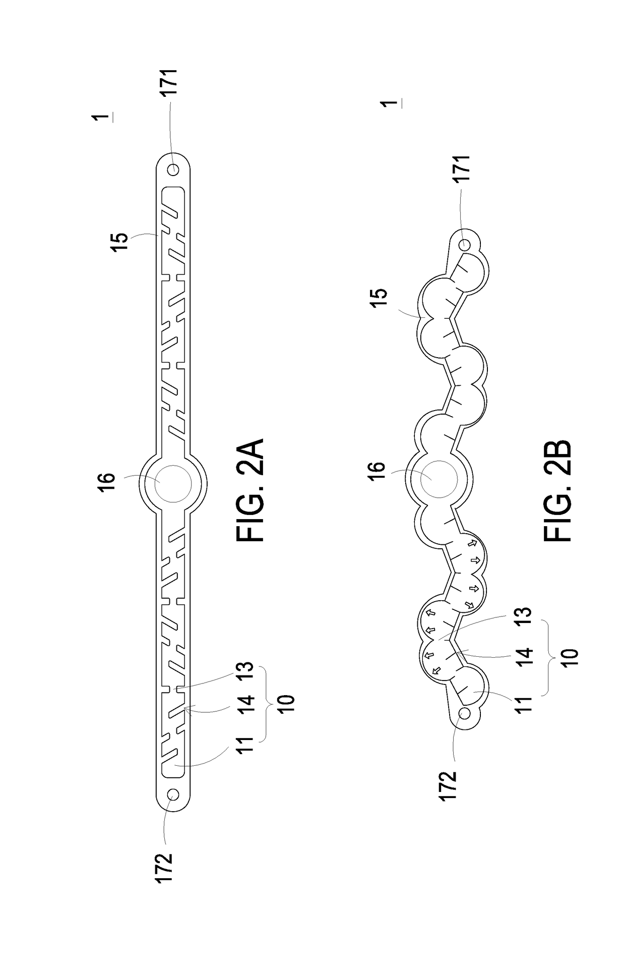 Pneumatic elastic band and inflatable system using same