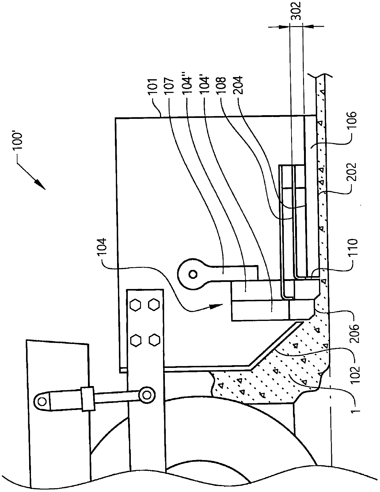 A screed arrangement