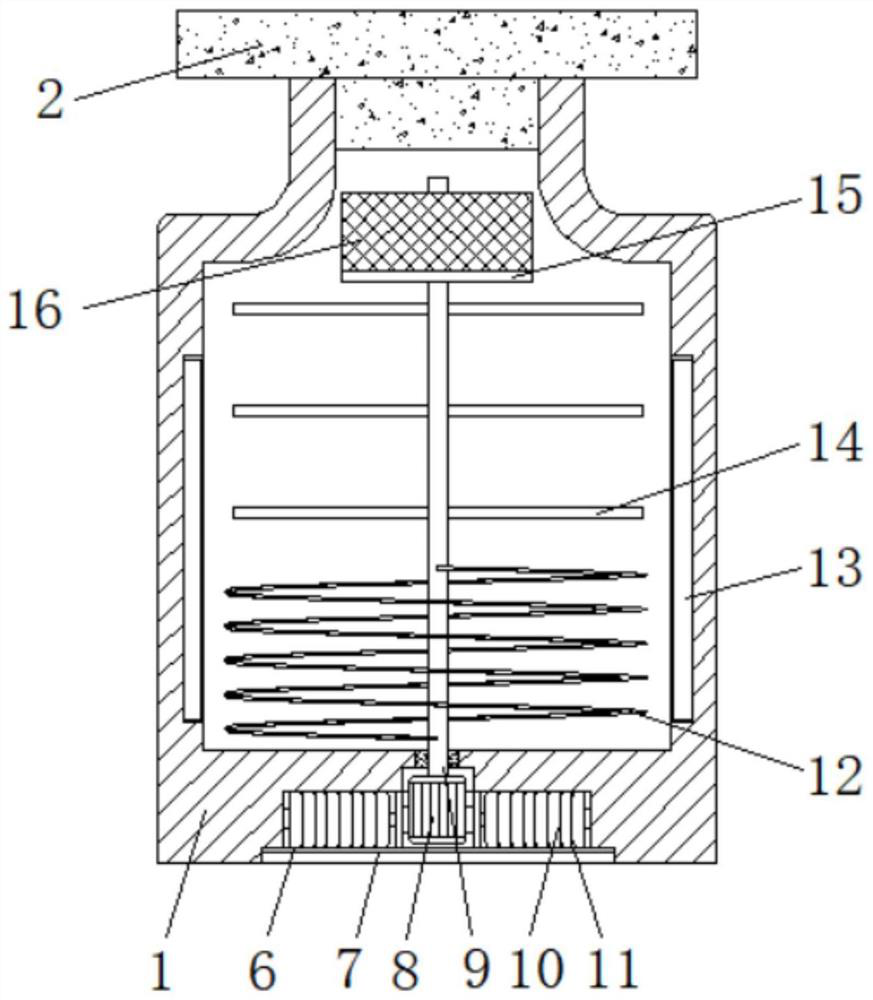 Medicine mixing device for infusion room