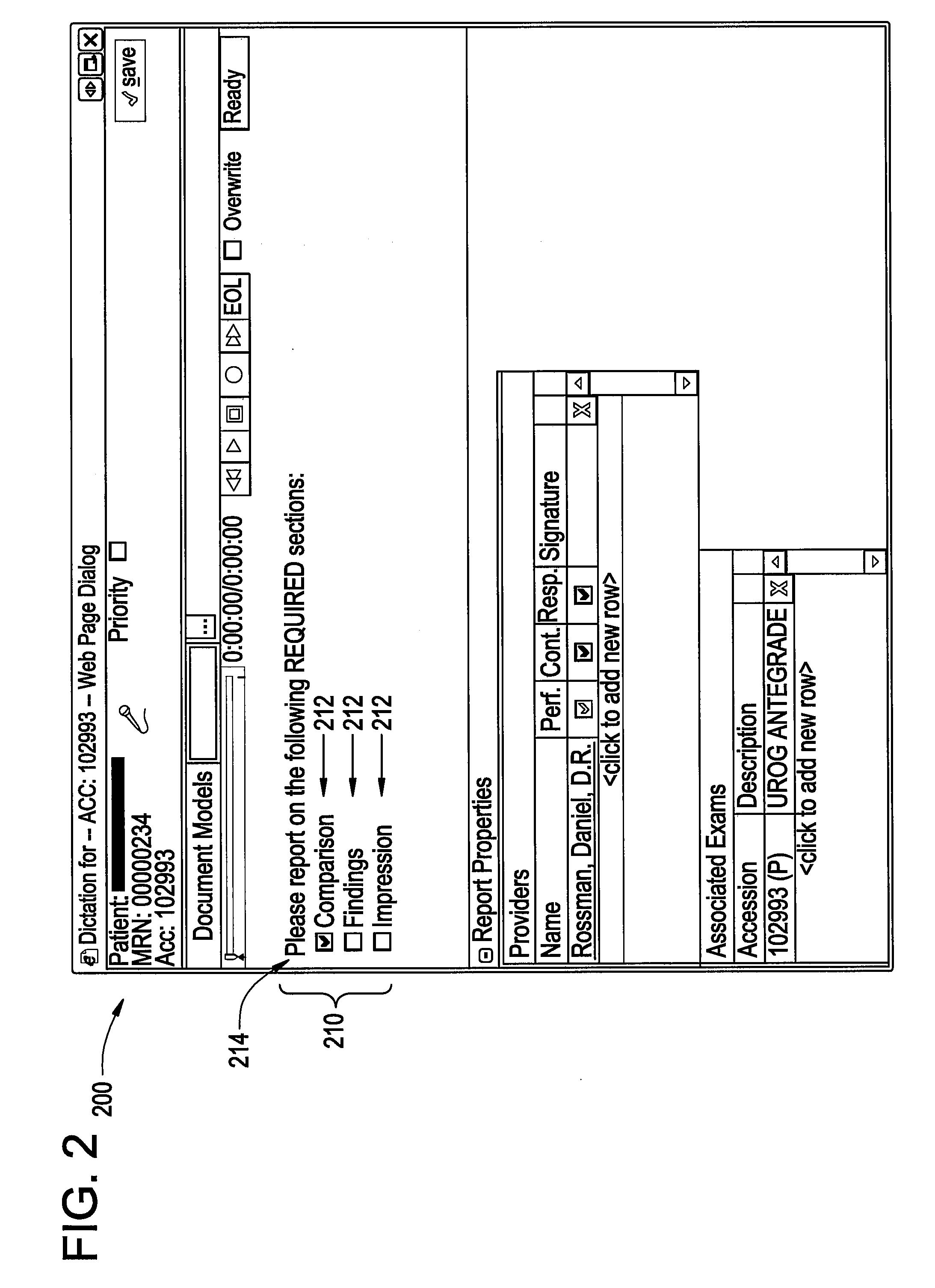 Systems and Methods for a Visual Indicator to Track Medical Report Dictation Progress