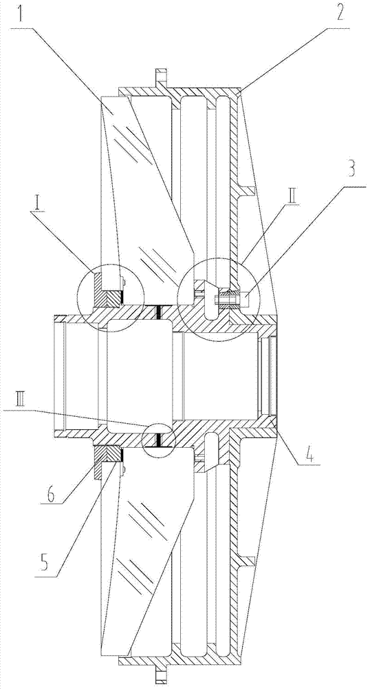 A micro-stress support structure for a space-borne space mirror