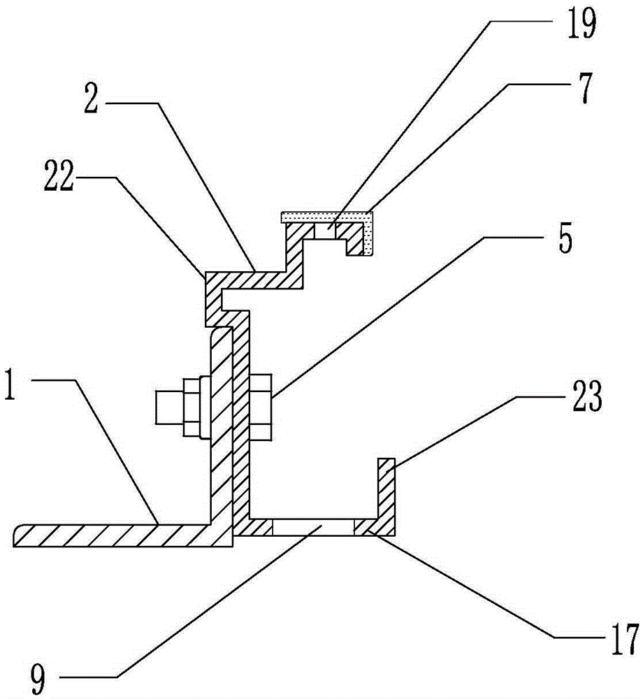Large-specification veneer aluminum plate showing wall installation system and construction method thereof