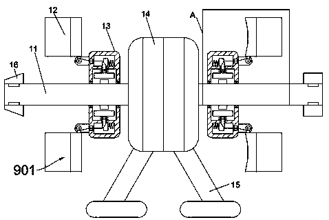 Integrated special quality inspection motor for detecting quality of different gears