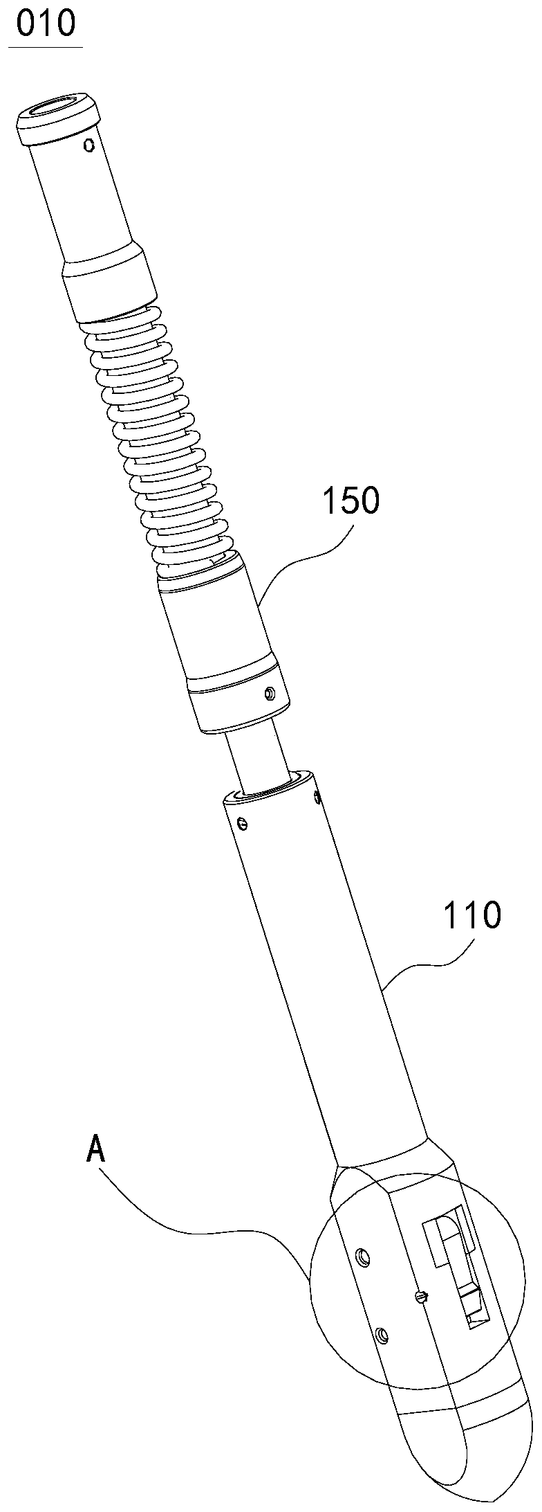 Clamping device, downhole tool and downhole release structure