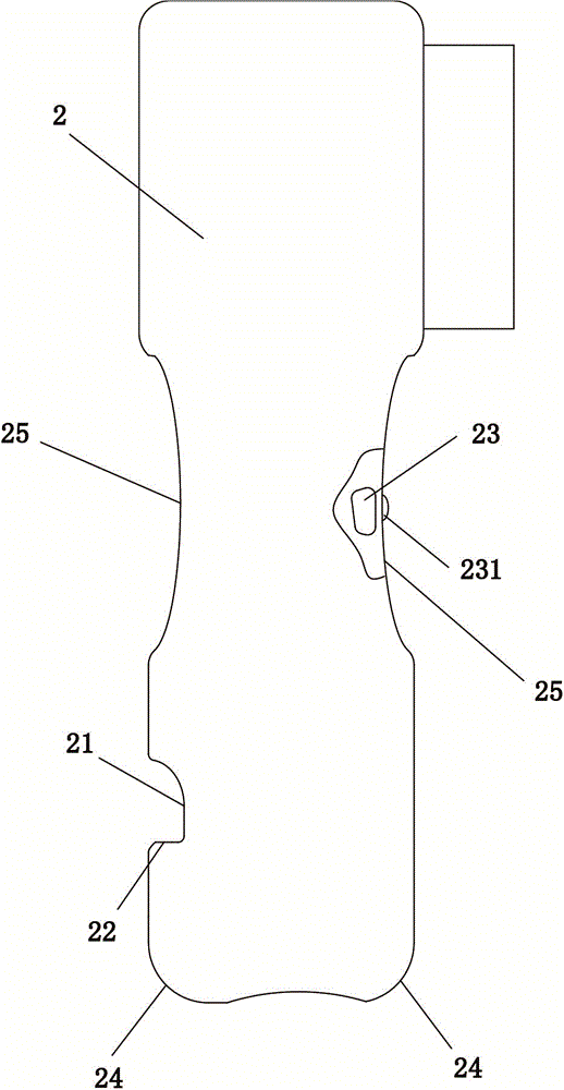 Charging base preventing cleansing instrument from sliding off