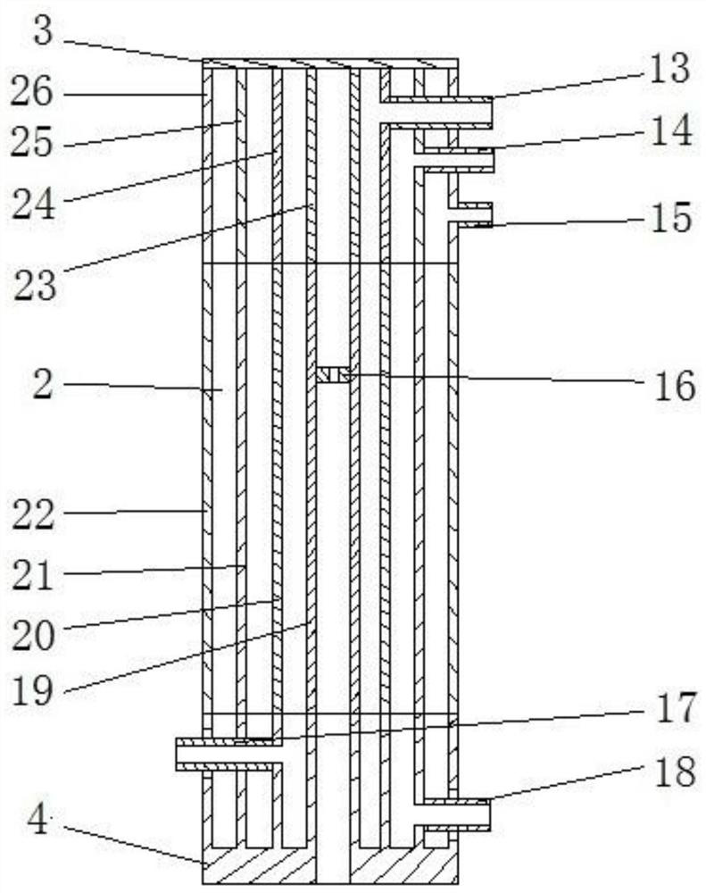 Construction method of four-tube high-pressure rotary grouting pile