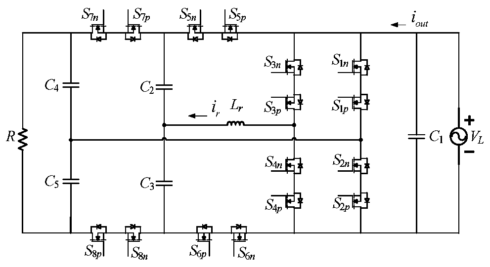 A control method for a bidirectional bridge-type modular switched capacitor ac-ac converter