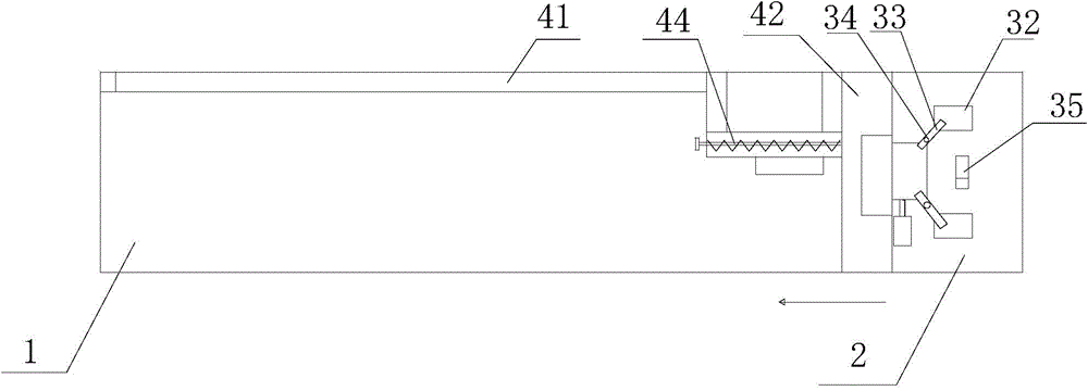 Automatic online cutting device of tab bars