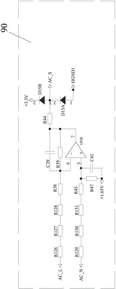 PFC and LLC resonance-based intelligent full-bridge correction wave voltage conversion circuit