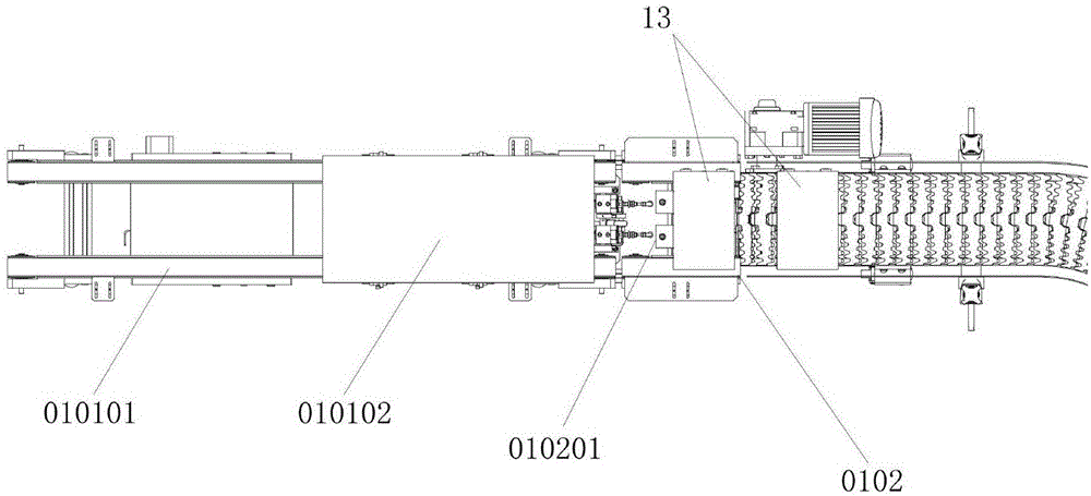 Battery liquid injection production line feeding device