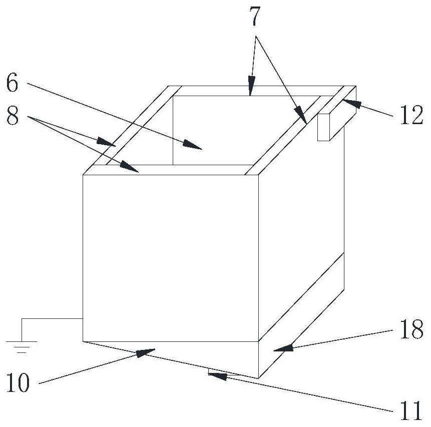 A plasma crushing device and method for assisting underground gangue filling