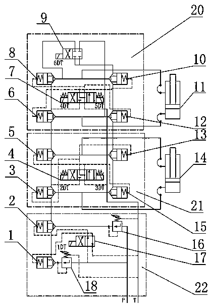 A Method of Using Cartridge Logic Valve to Realize Hydraulic Control of Pulling and Straightening