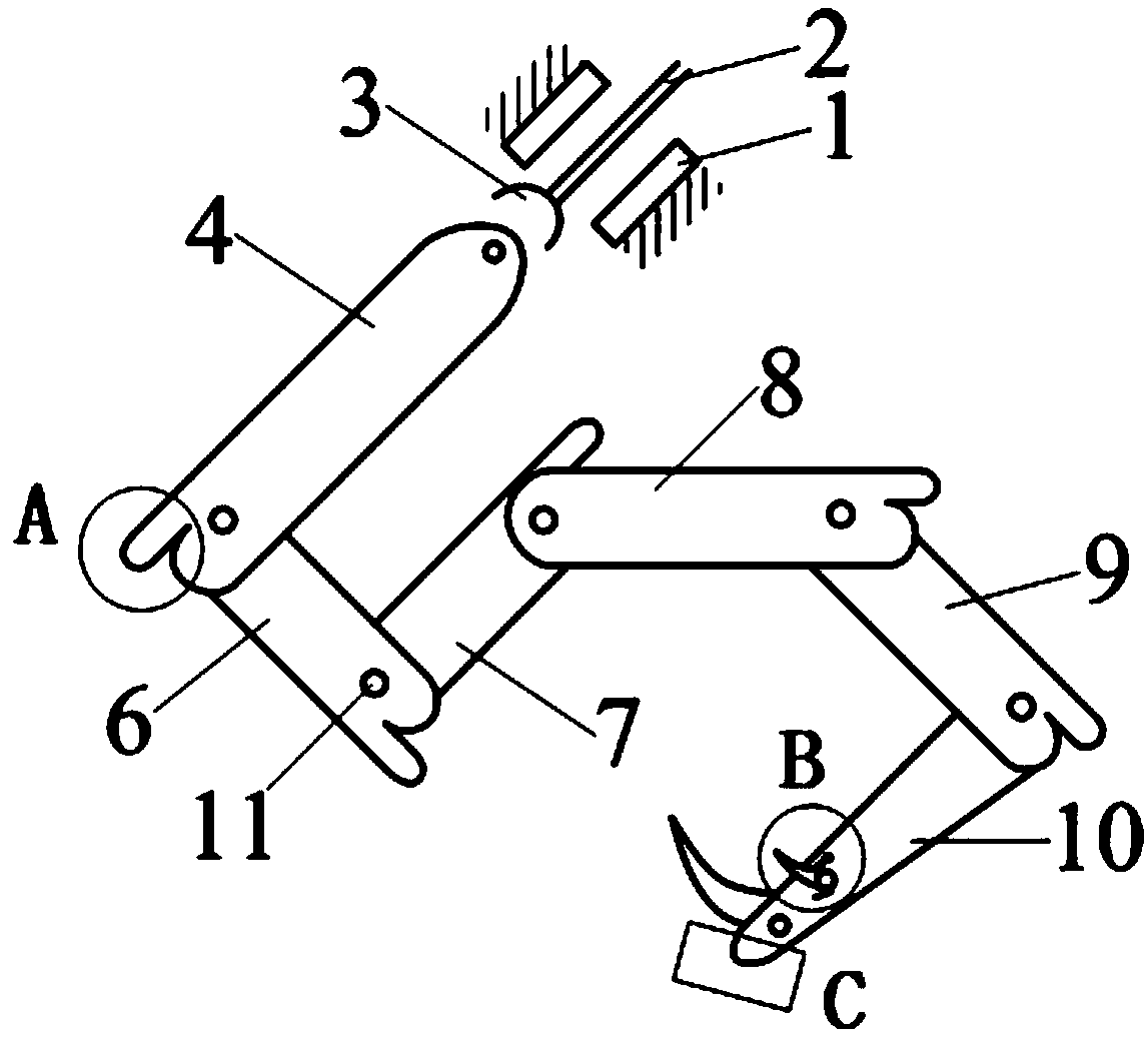 Bionic sea slater structure having buffer function