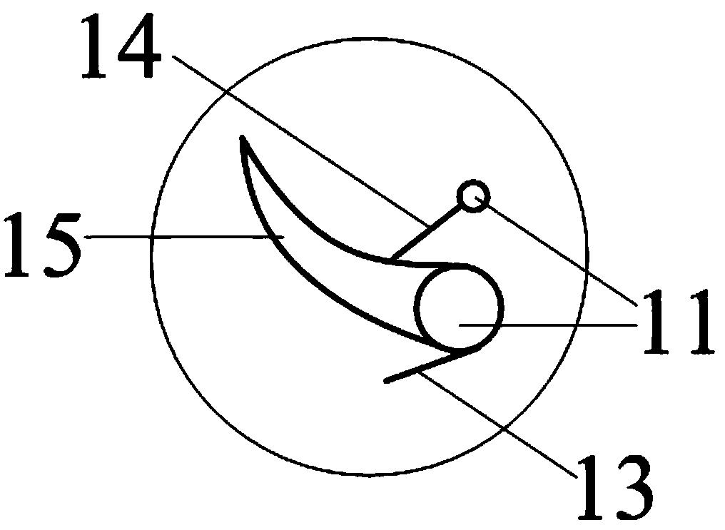 Bionic sea slater structure having buffer function