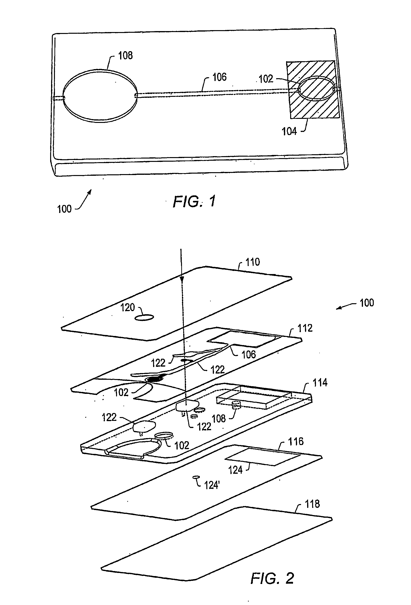 Systems and methods including self-contained cartridges with detection systems and fluid delivery systems