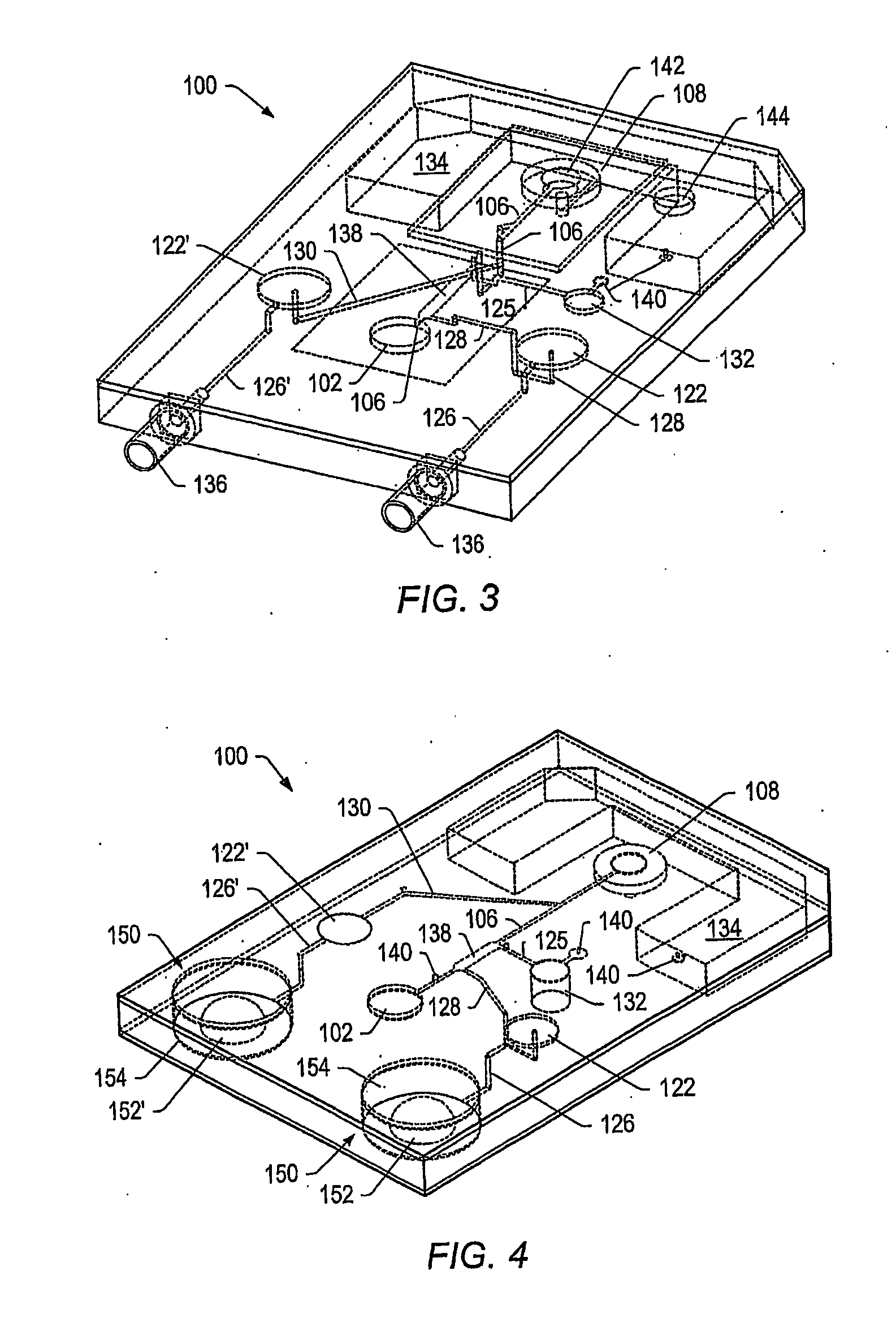Systems and methods including self-contained cartridges with detection systems and fluid delivery systems