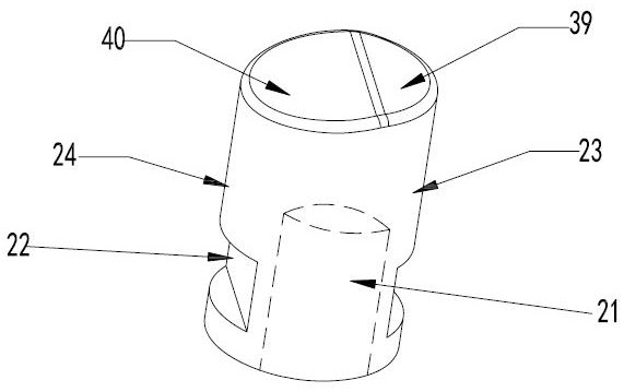 Gear shifting fluid control device of one-control-two-gear transmission and working method of gear shifting fluid control device