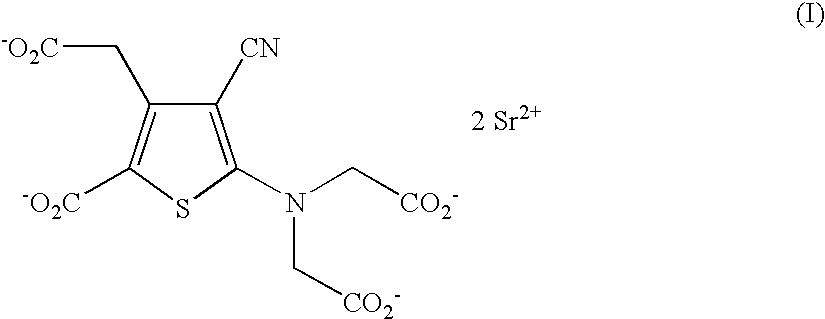 Process for the industrial synthesis of strontium ranelate and its hydrates