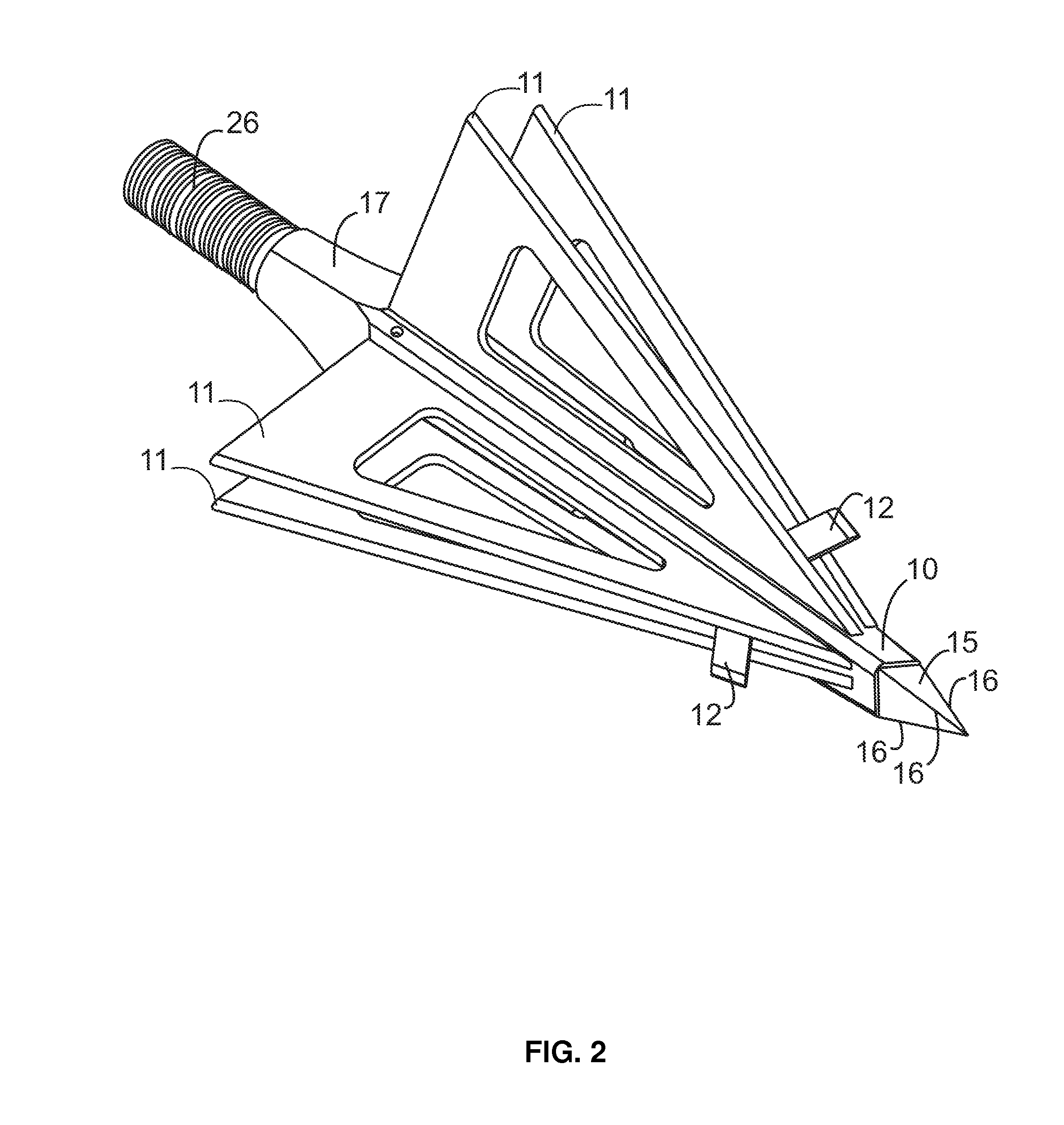 Hunting arrowhead having fixed and expandable blades