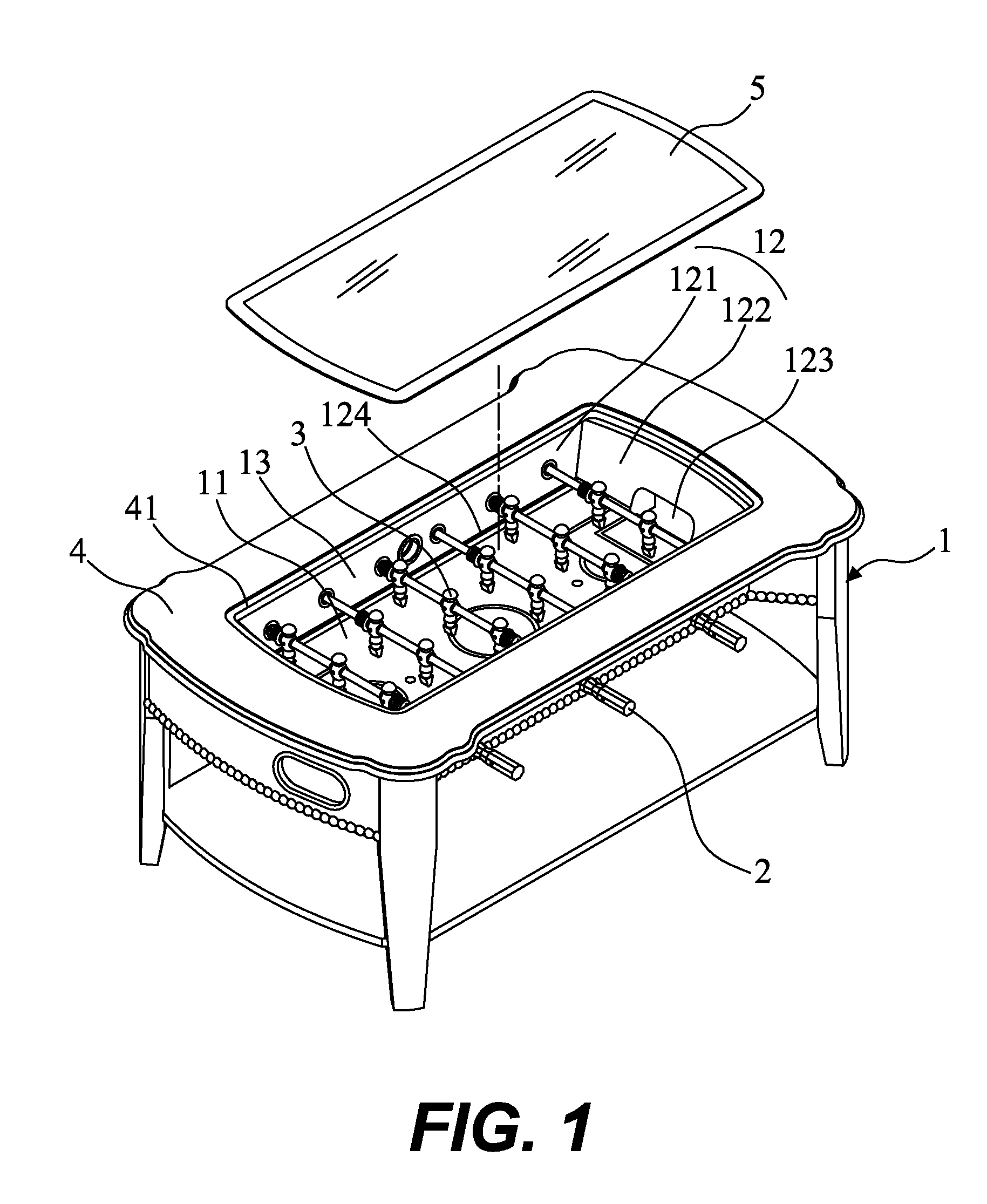 Dual-purpose football game play table