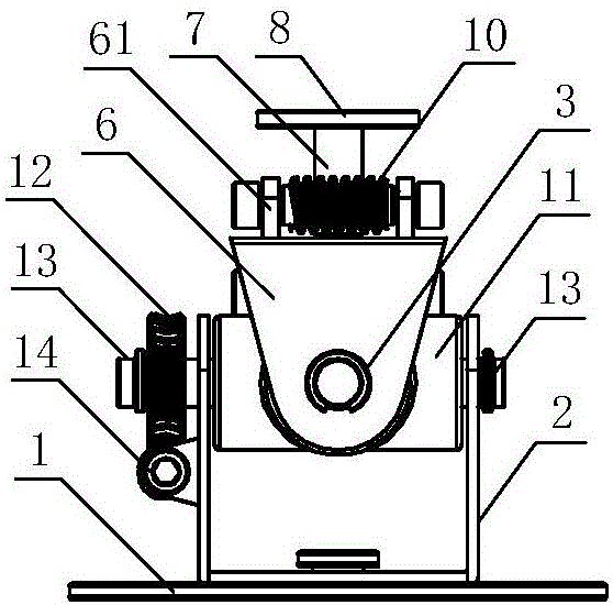 Three-shaft adjusting hanging arm joint for hanging projector