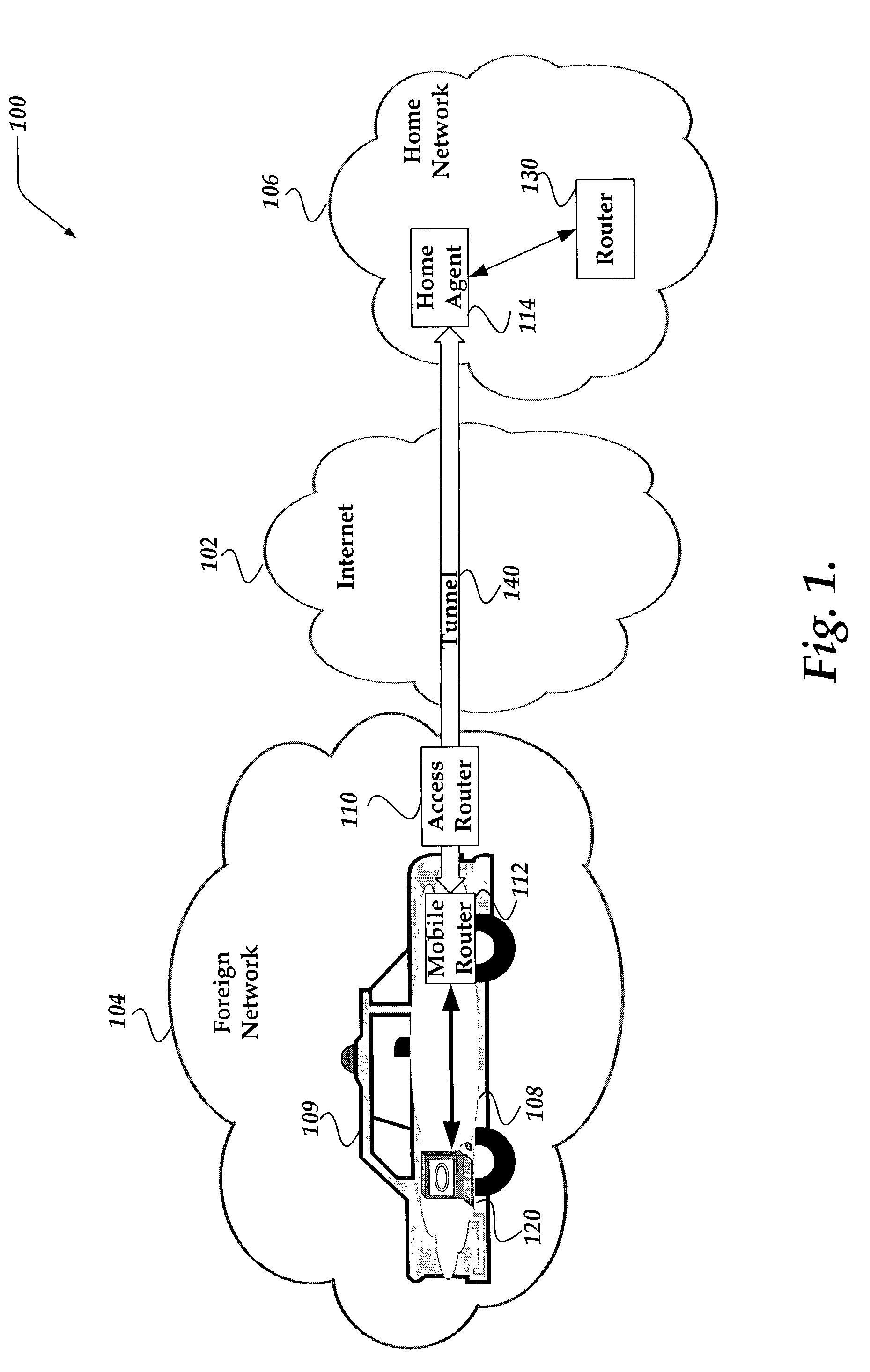 System and method for mobile router cost metric updates for routing protocols