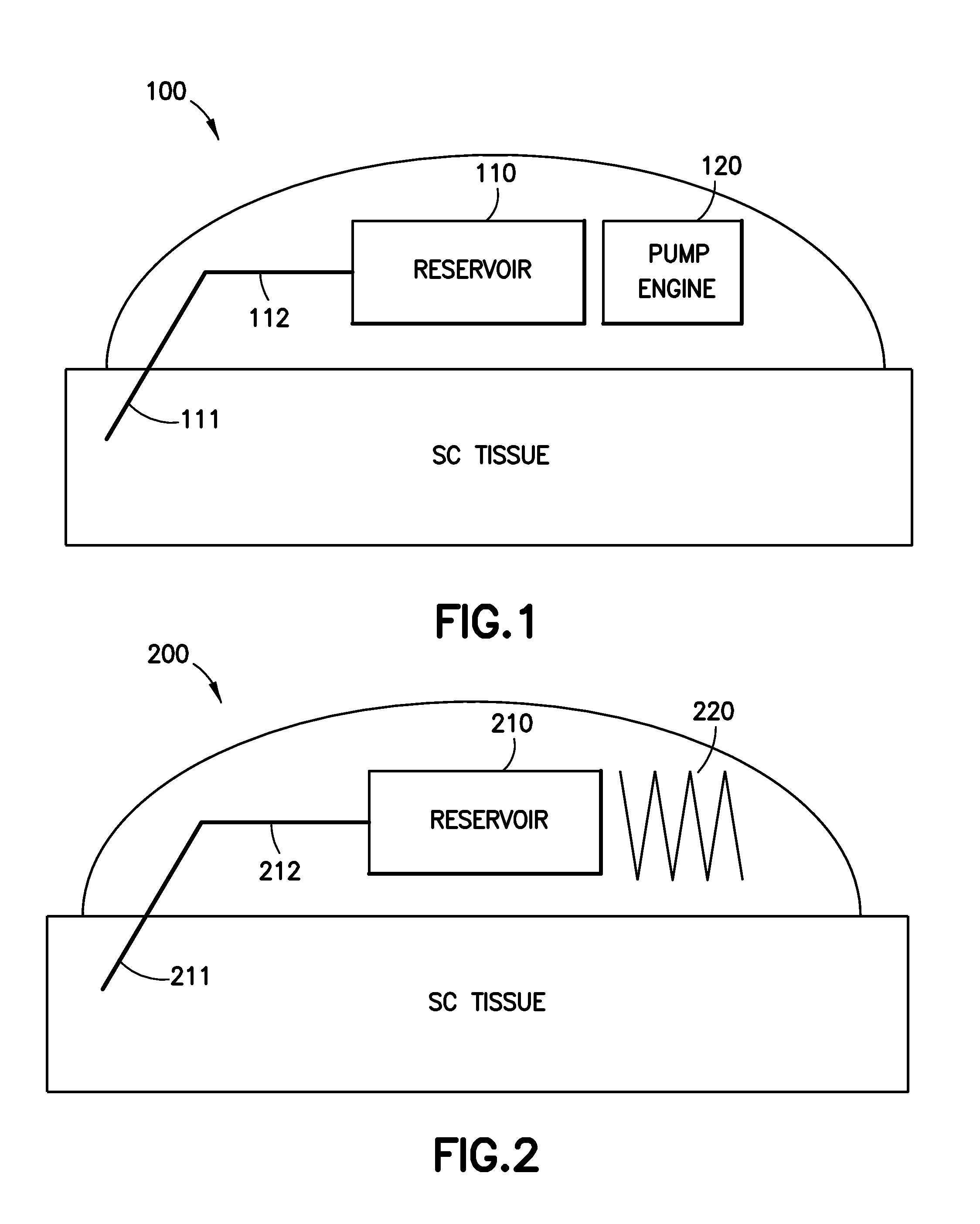 Pump engine with metering system for dispensing liquid medication