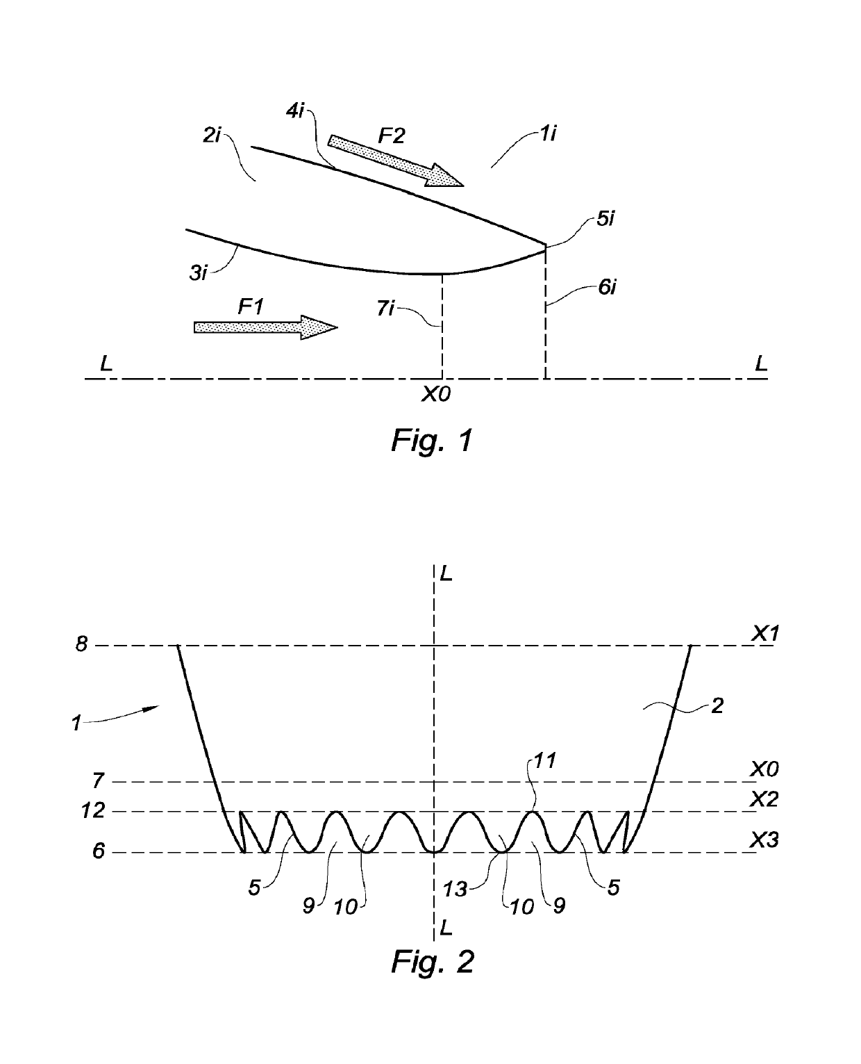 Nozzle of a turbomachine provided with chevrons with a non-axisymmetric inner face