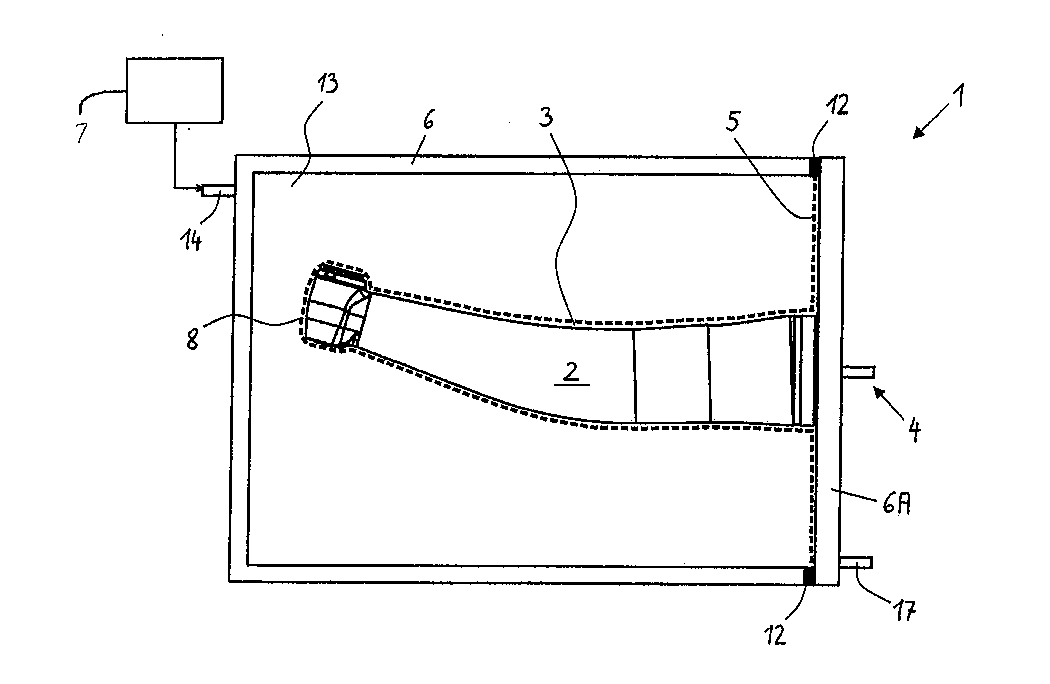 Cleaning or care device for cleaning or care of a medical instrument, in particular a dental instrument