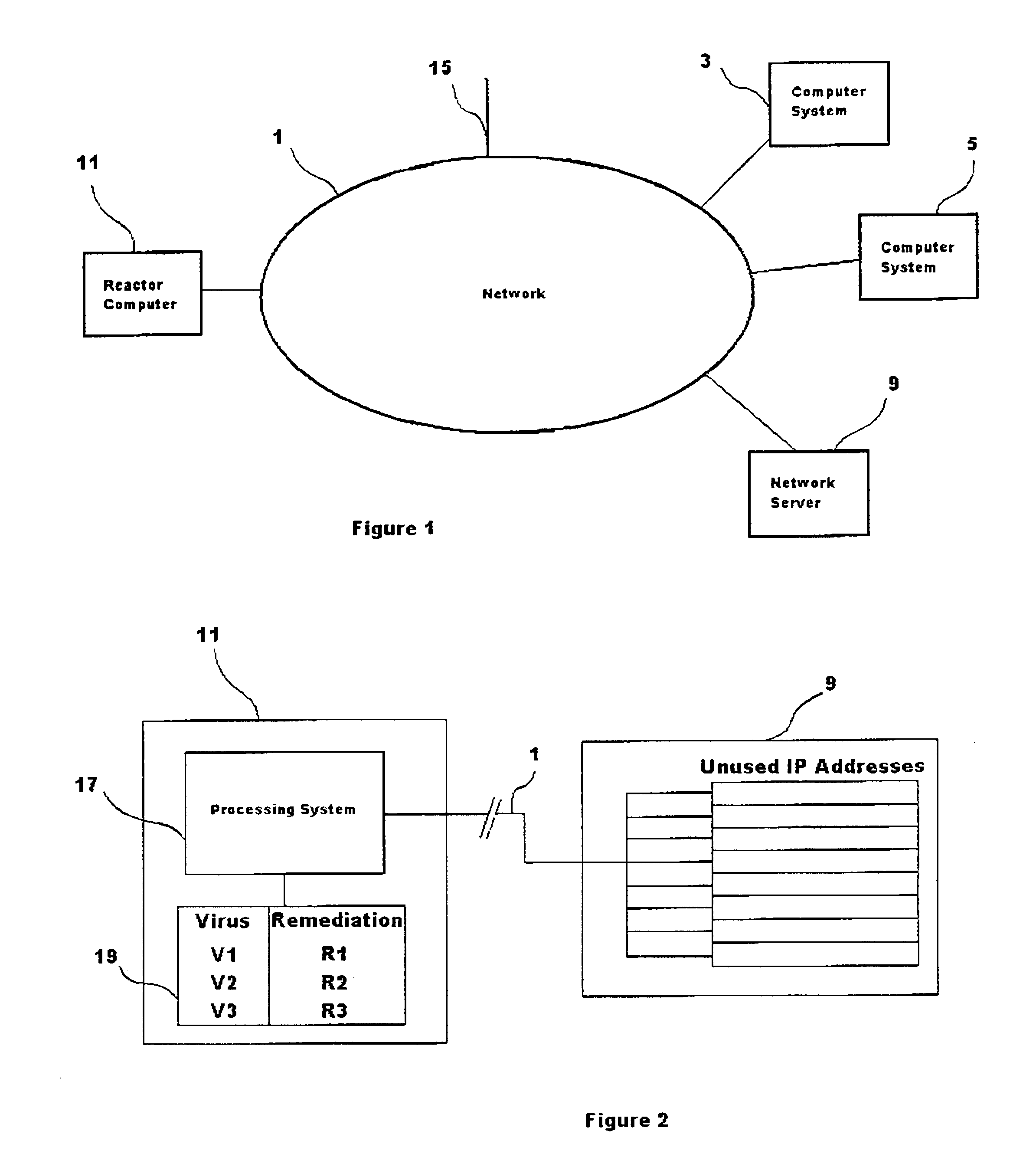 Method of hindering the propagation of a computer virus