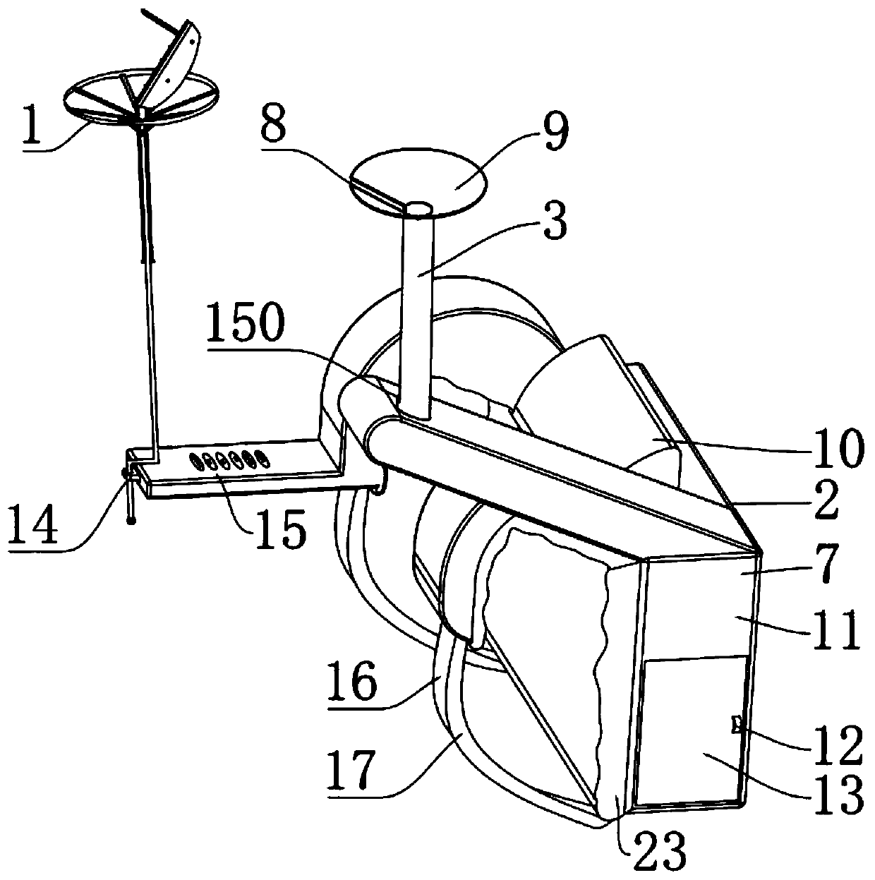 A kind of toon non-destructive full picking and binding light carrying device